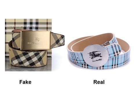 how to spot a fake burberry belt